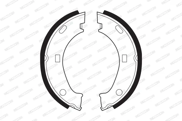 комплект спирачна челюст FERODO              