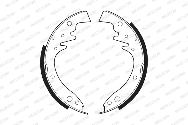 комплект спирачна челюст FERODO              