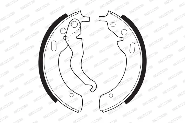 комплект спирачна челюст FERODO              