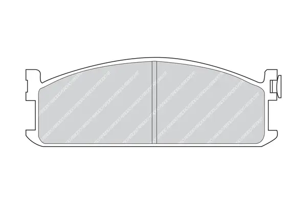 комплект спирачно феродо, дискови спирачки FERODO              