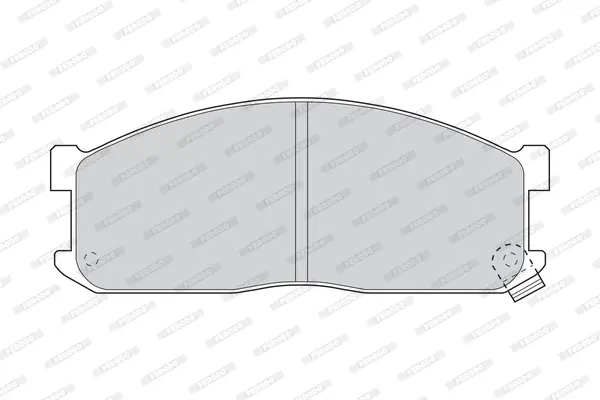 комплект спирачно феродо, дискови спирачки FERODO              