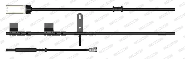 предупредителен контактен сензор, износване на накладките FERODO              