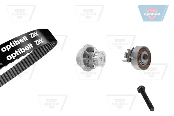 водна помпа- к-кт ангренажен ремък OPTIBELT            