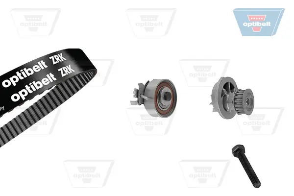 водна помпа- к-кт ангренажен ремък OPTIBELT            