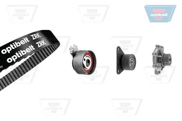 водна помпа- к-кт ангренажен ремък OPTIBELT            