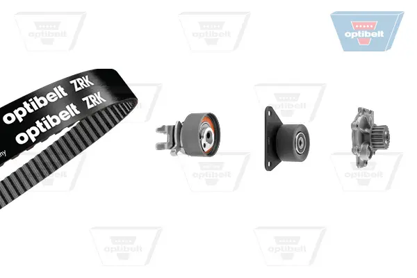 водна помпа- к-кт ангренажен ремък OPTIBELT            