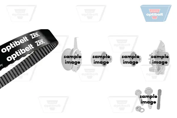 водна помпа- к-кт ангренажен ремък OPTIBELT            
