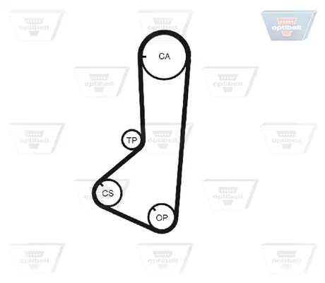 Ангренажен ремък OPTIBELT            