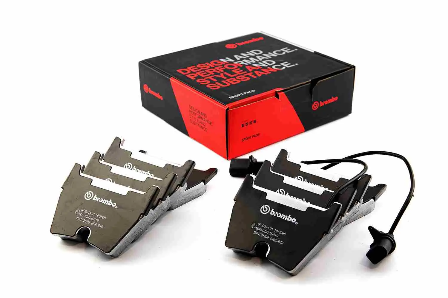 комплект накладки за високо натоварване BREMBO              