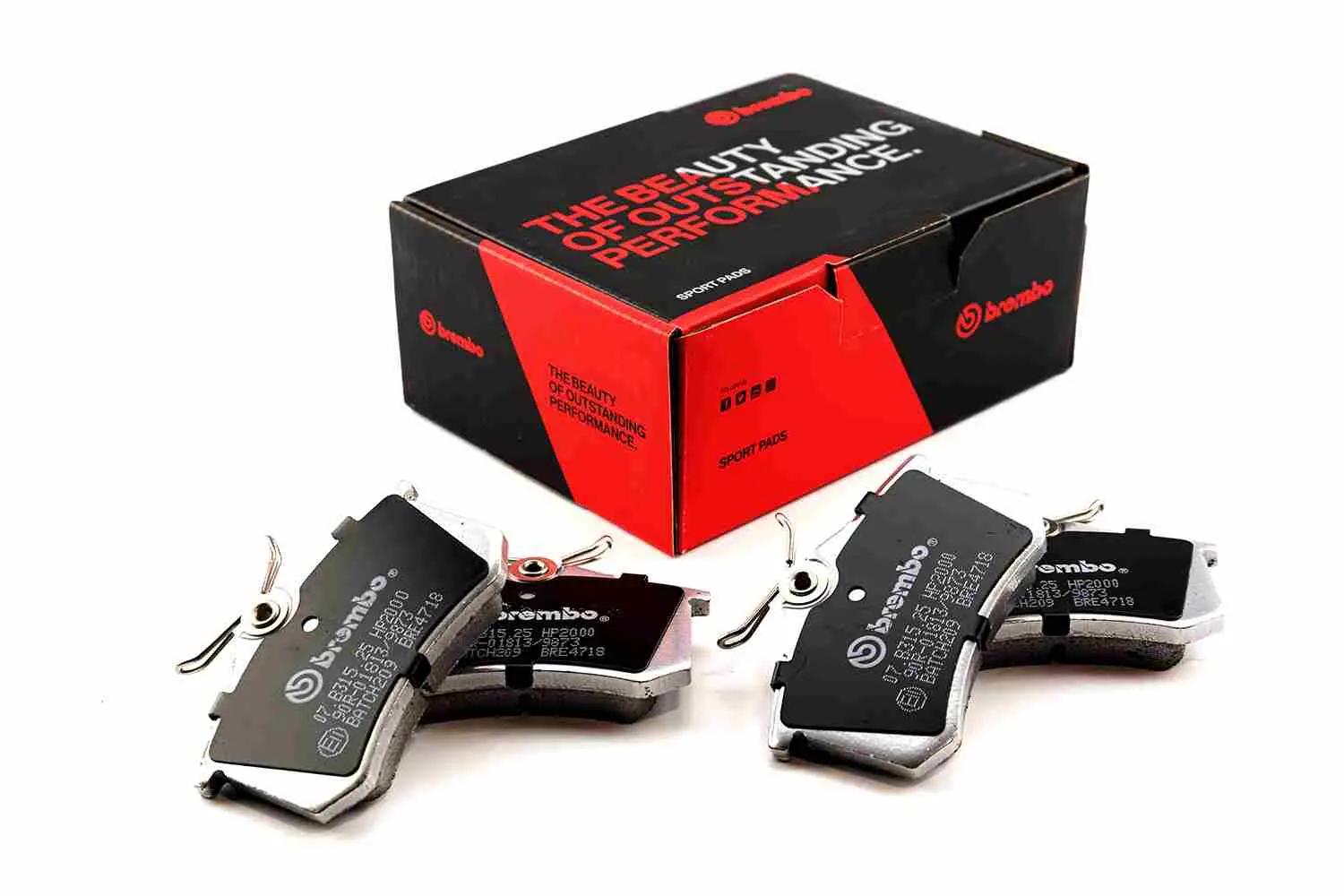 комплект накладки за високо натоварване BREMBO              