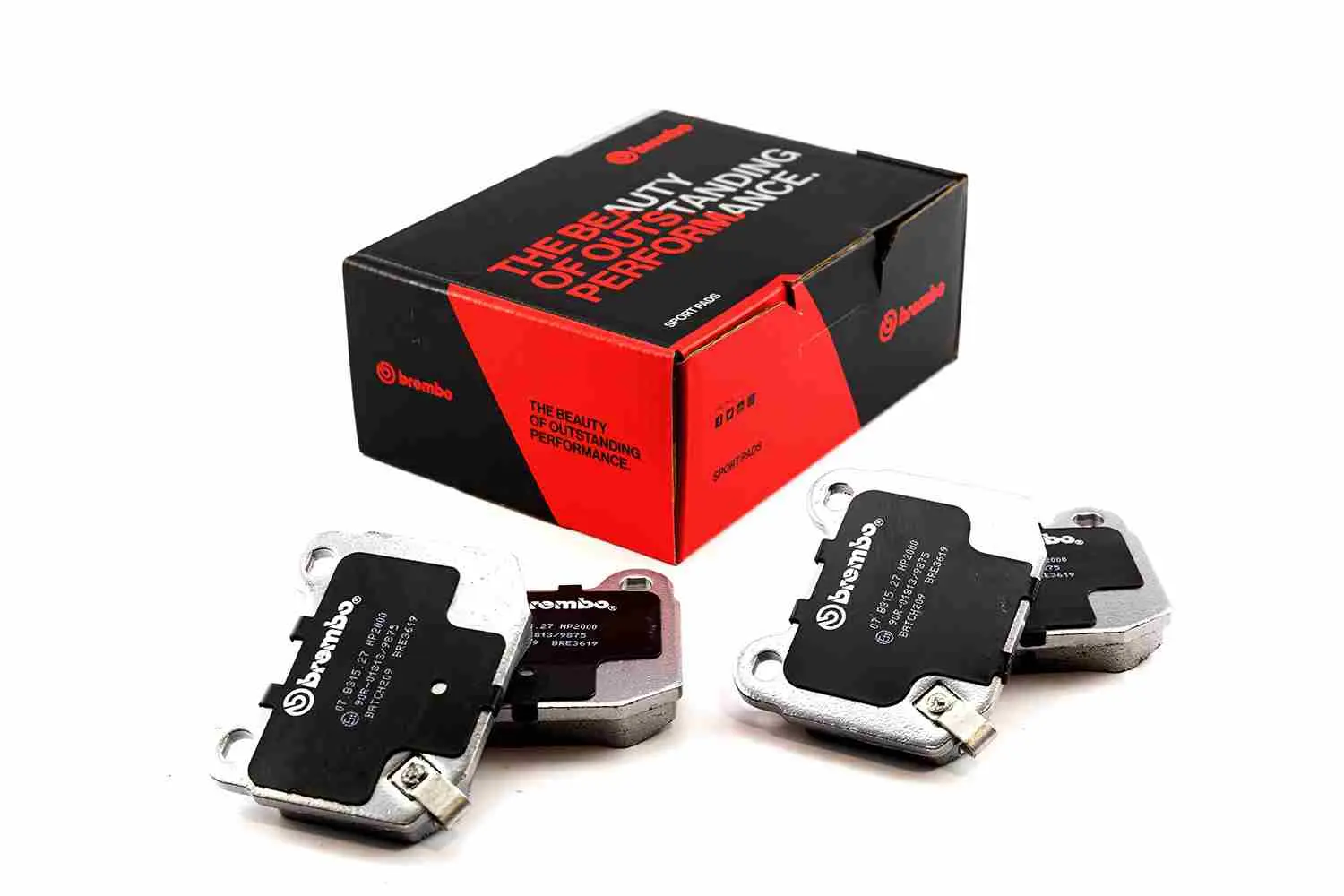 комплект накладки за високо натоварване BREMBO              