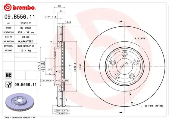 спирачен диск BREMBO              