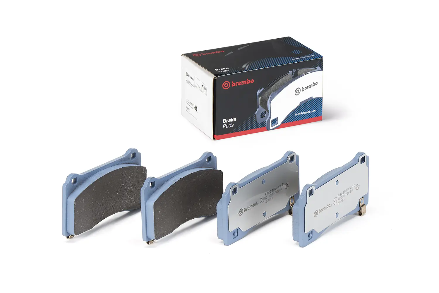 комплект спирачно феродо, дискови спирачки BREMBO              