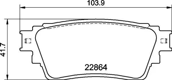 комплект спирачно феродо, дискови спирачки BREMBO              