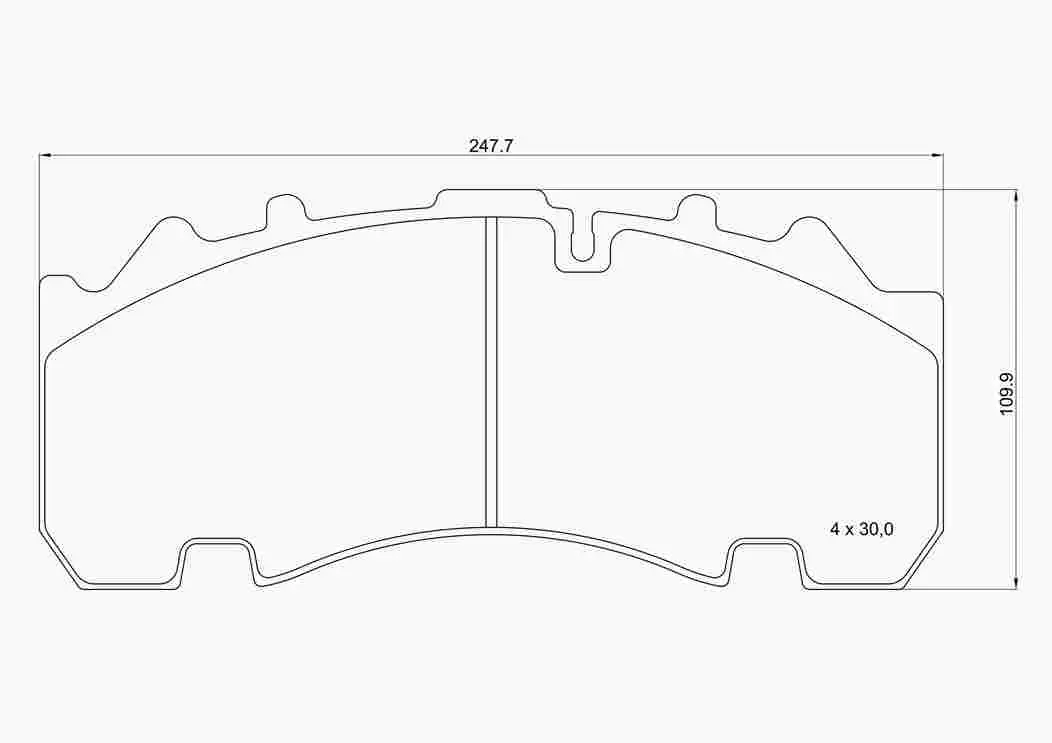 комплект спирачно феродо, дискови спирачки BREMBO              