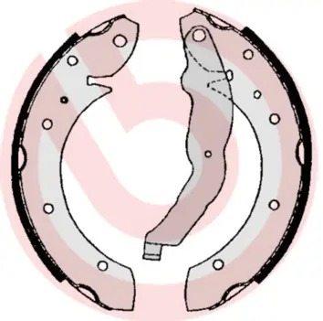 комплект спирачна челюст BREMBO              