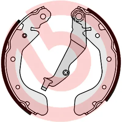 комплект спирачна челюст BREMBO              