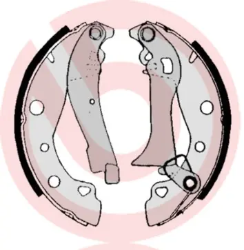 комплект спирачна челюст BREMBO              