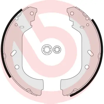 комплект спирачна челюст BREMBO              