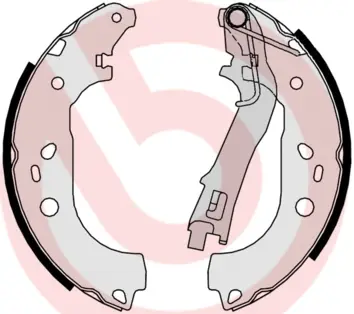 комплект спирачна челюст BREMBO              