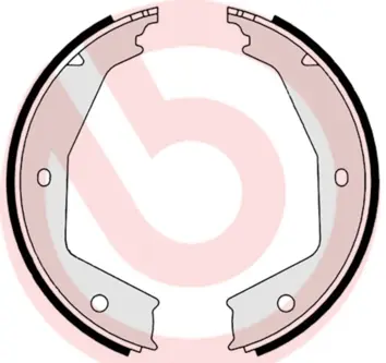 комплект спирачна челюст, ръчна спирачка BREMBO              