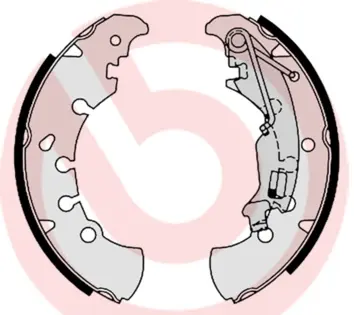 комплект спирачна челюст BREMBO              