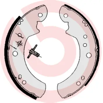 комплект спирачна челюст BREMBO              