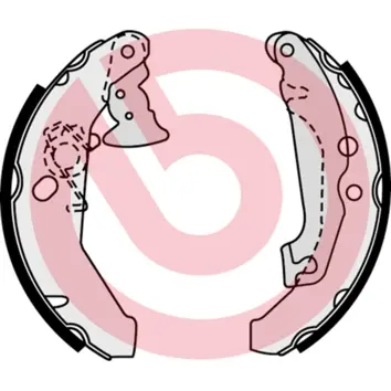 Комплект спирачна челюст BREMBO