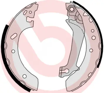 комплект спирачна челюст BREMBO              