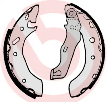 комплект спирачна челюст BREMBO              