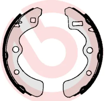 комплект спирачна челюст BREMBO              