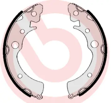 комплект спирачна челюст BREMBO              