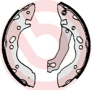 комплект спирачна челюст BREMBO              