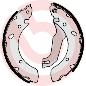 комплект спирачна челюст BREMBO              