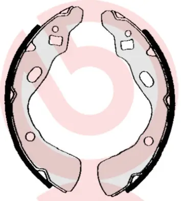 комплект спирачна челюст BREMBO              