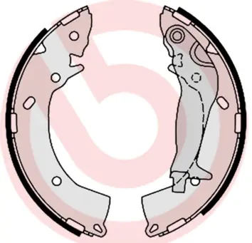 комплект спирачна челюст BREMBO              