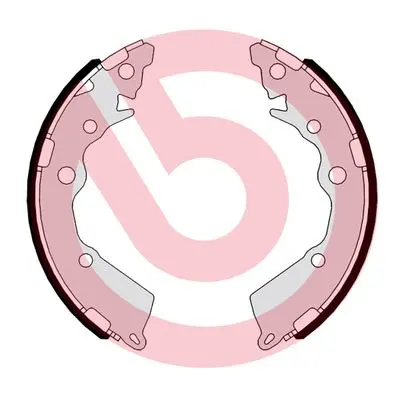 комплект спирачна челюст BREMBO              