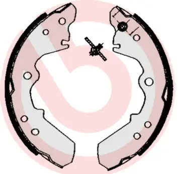 комплект спирачна челюст BREMBO              