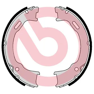 комплект спирачна челюст, ръчна спирачка BREMBO              