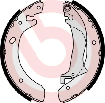 комплект спирачна челюст BREMBO              