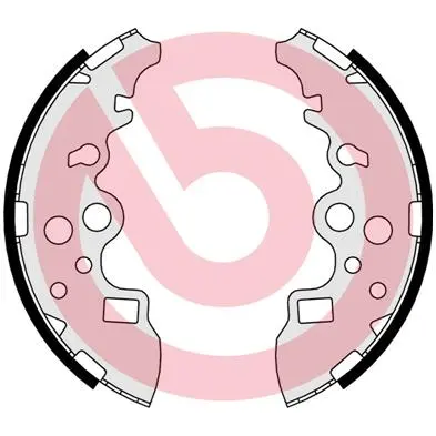 Комплект спирачна челюст BREMBO