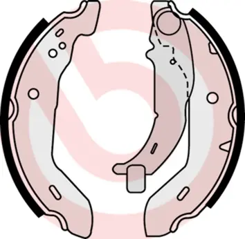 комплект спирачна челюст BREMBO              