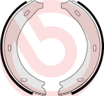 комплект спирачна челюст, ръчна спирачка BREMBO              