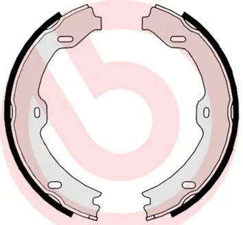 комплект спирачна челюст, ръчна спирачка BREMBO              