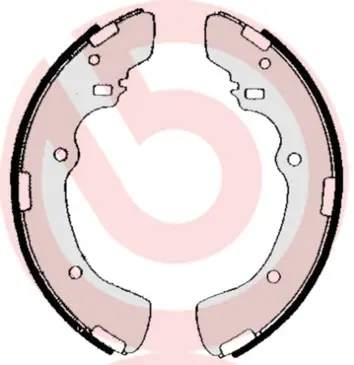 комплект спирачна челюст BREMBO              