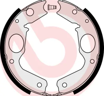 комплект спирачна челюст, ръчна спирачка BREMBO              