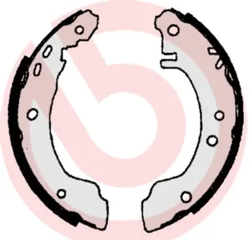 комплект спирачна челюст BREMBO              
