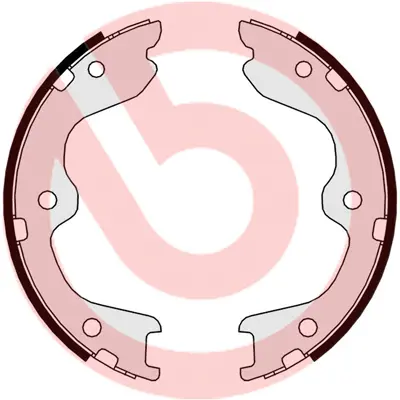 комплект спирачна челюст, ръчна спирачка BREMBO              