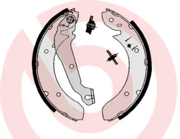 комплект спирачна челюст BREMBO              