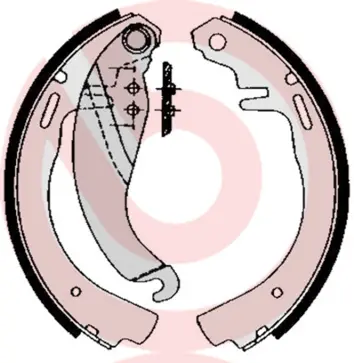 комплект спирачна челюст BREMBO              